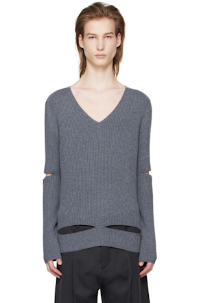 SSENSE Exclusive Gray Sweater