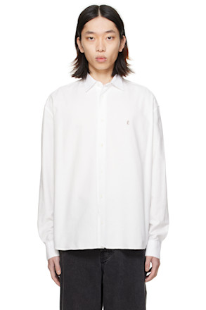 White Lyrique Accent Shirt