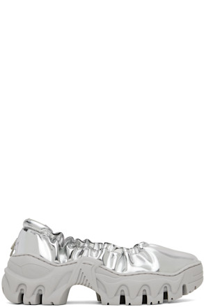 SSENSE Exclusive Silver Boccaccio II Ballerina Flats