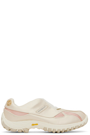 Beige & Pink Neo Sneakers
