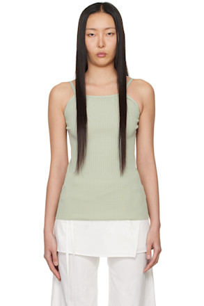 Green Halter Neck Camisole