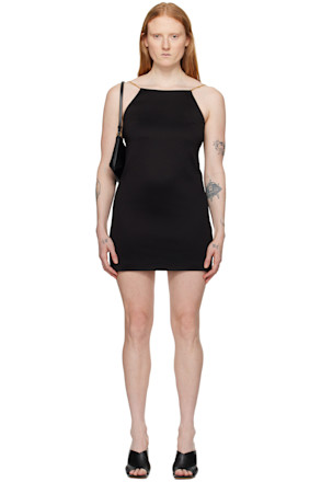 Black Chain Minidress