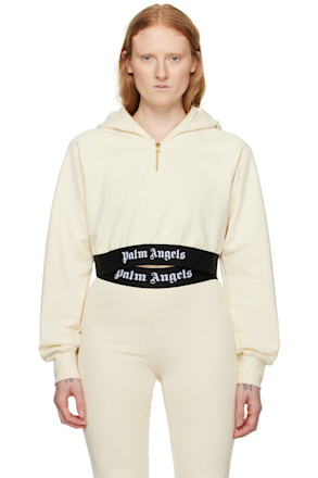 Off-White Half-Zip Hoodie