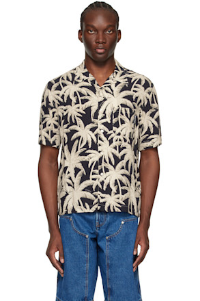 Black Palms Allover Shirt