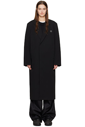 Black Single-Breasted Coat