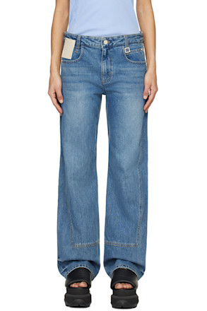Indigo Straight Jeans