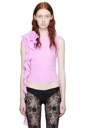 SSENSE Exclusive Pink 'The Bloody Groom' Tank Top