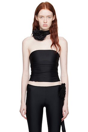 Black 'The Rosé' Tube Top