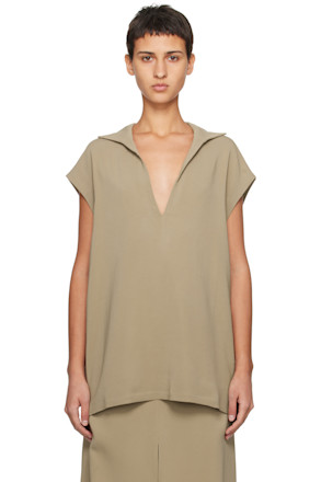 Taupe Throw On T-Shirt