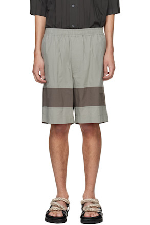 Gray Barrel Shorts
