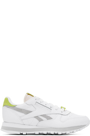 White Classic Leather Sneakers