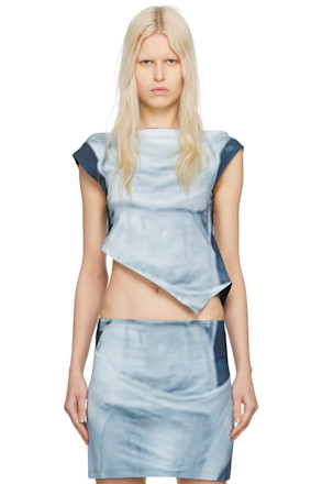 SSENSE Exclusive Blue Serenity Tank Top