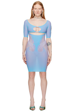 Blue Archer Minidress