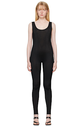 Black Stirrup Bodysuit