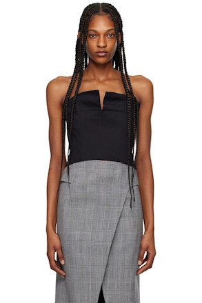 Black Cropped Camisole