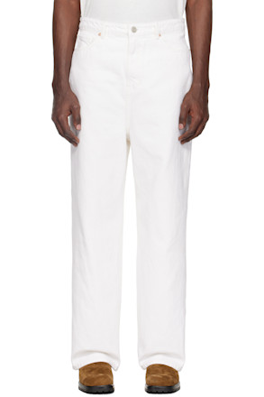 White Wide Jeans