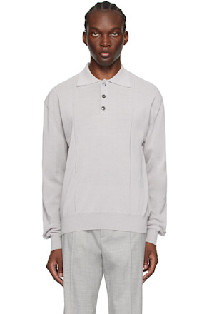 Gray RC Patch Polo