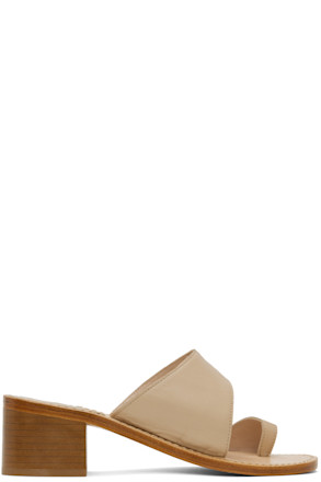 Beige Ricarda Heeled Sandals