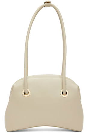 Beige Circle Brot Bag