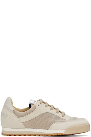 Beige Pitch Low Sneakers