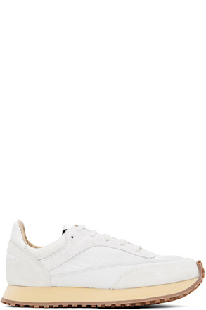 White Tempo Low Transparent Sneakers