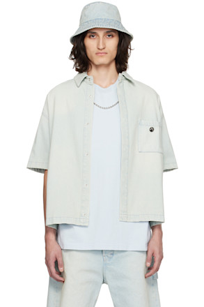 Blue Hardware Denim Shirt