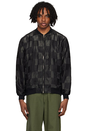 Black B.B. Bomber Jacket