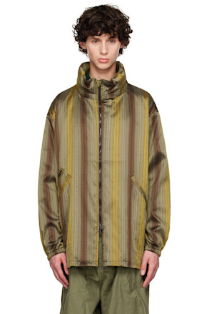 Khaki Striped Jacket