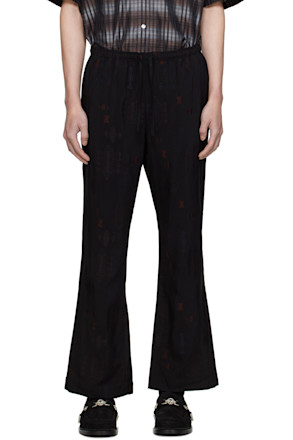 Black String Easy Trousers