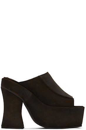 Brown Frame Mules