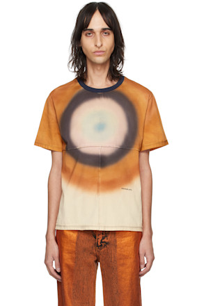Orange & Brown Lapped T-Shirt