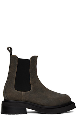 Gray Mike Chelsea Boots