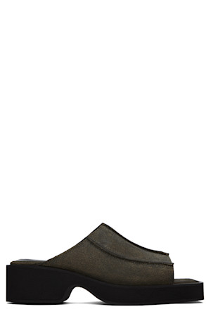 Gray Frame Sandals