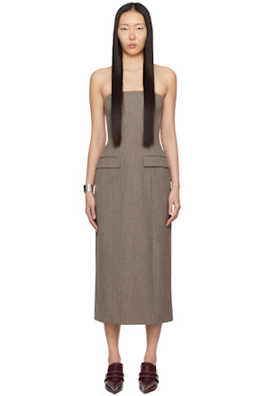 Brown Callie Maxi Dress