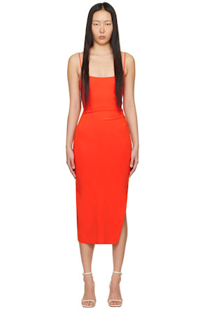 Red Jessi Midi Dress
