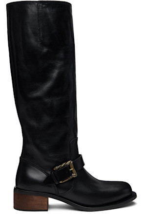 Black Motorcycle Boots