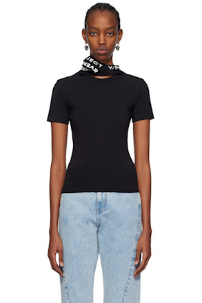 Black Triple Collar T-Shirt