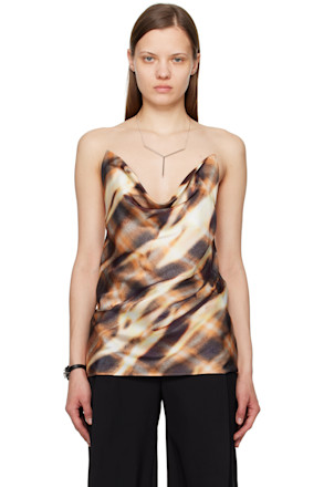 Brown Invisible Strap Camisole