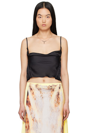 Black Hook-Eye Camisole