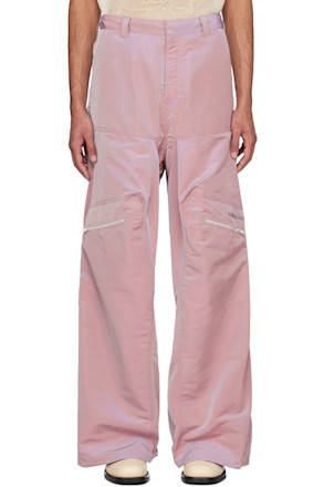 Purple Gathered Trousers