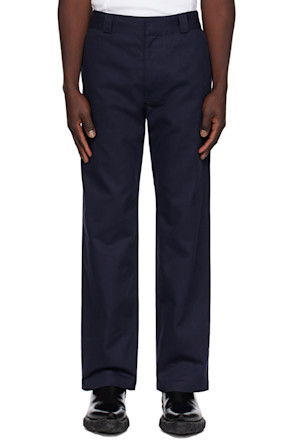 Navy So Hard Trousers