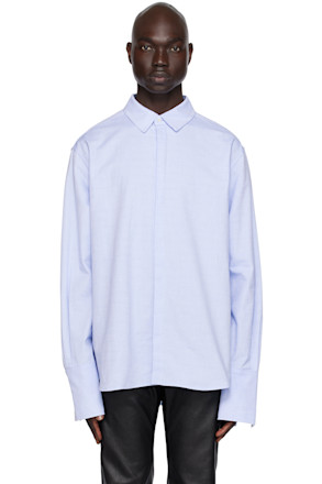 Blue Spliced Snider Shirt