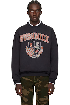 Black 'BUSHWICK' Sweatshirt
