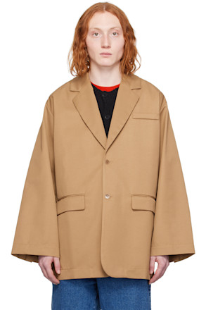 Tan Oversized Blazer