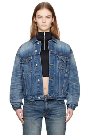 SSENSE Exclusive Blue Denim Jacket