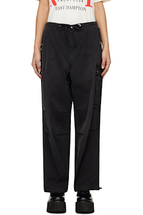 SSENSE Exclusive Black Parachute Trousers