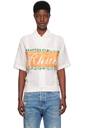 White Printed Shirt