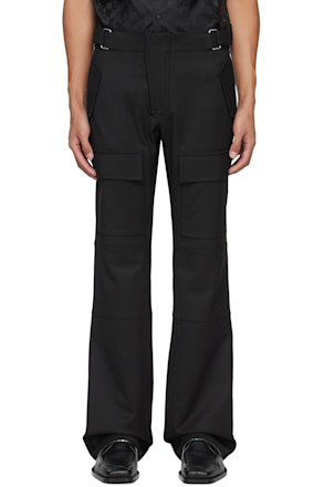 Black Moto Tailoring Cargo Pants