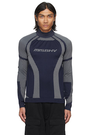 Navy Sport Turtleneck