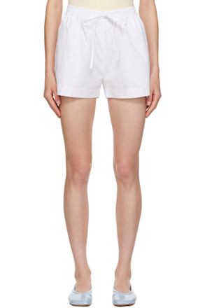 White Relaxed Shorts